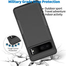 Google Pixel 7 5G, Bisbkrar Commuter Phone Case Black