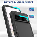 Google Pixel 7 5G, Bisbkrar Commuter Phone Case Black