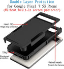 Google Pixel 7 5G, Bisbkrar Commuter Phone Case Black