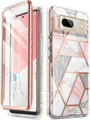 Google Pixel 7 Case Slim Full - Body Stylish Protective Case Built - in Screen Protector Ocean