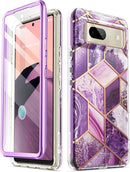 Google Pixel 7 Case Slim Full - Body Stylish Protective Case Built - in Screen Protector Ocean