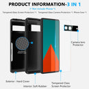 Google Pixel 7 Dual Layer Military Grade Case Heavy Duty Full Body Pixel 7 Cover Black