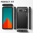 Google Pixel 7 Dual Layer Military Grade Case Heavy Duty Full Body Pixel 7 Cover Black