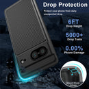 Google Pixel - 7 Phone Case Dual Layer Heavy Duty Protection - Matte Black