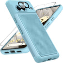 Google Pixel - 7 Phone Case Dual Layer Heavy Duty Protection - Matte Black