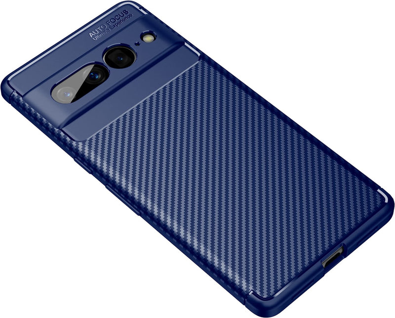 Google Pixel 7 Pro Case Carbon Fiber Texture Design Cover Carbon Black - Gorilla Cases