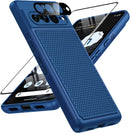 Google Pixel 7 - Pro Case Rugged Dual Layer Protective Phone Cases (Matte Black)