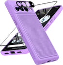 Google Pixel 7 - Pro Case Rugged Dual Layer Protective Phone Cases (Matte Black)