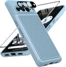 Google Pixel 7 - Pro Case Rugged Dual Layer Protective Phone Cases (Matte Black)