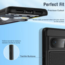 Google Pixel 7 - Pro Case Rugged Dual Layer Protective Phone Cases (Matte Black)