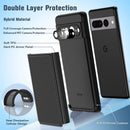 Google Pixel 7 - Pro Case Rugged Dual Layer Protective Phone Cases (Matte Black)