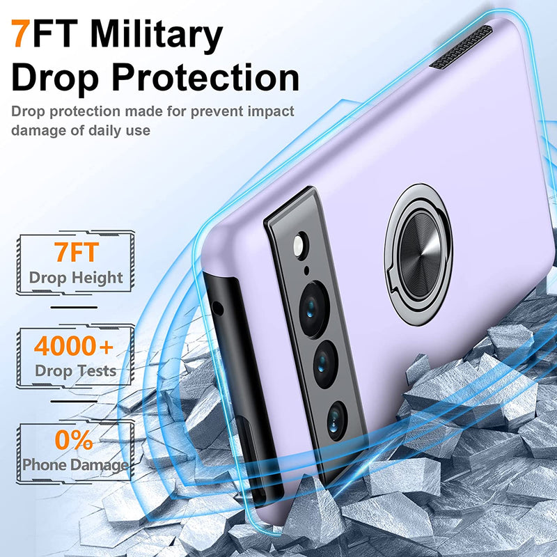 Google Pixel 7 Pro Case, Slim Thin Shockproof Phone Case Cover 6.7 inch - Purple - Gorilla Cases