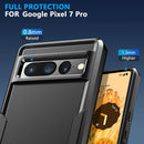 Google Pixel 7 Pro Dual Layer Anti - Drop Military Grade Case Cover Black