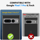 Google Pixel 7 Pro Dual Layer Anti - Drop Military Grade Case Cover Black
