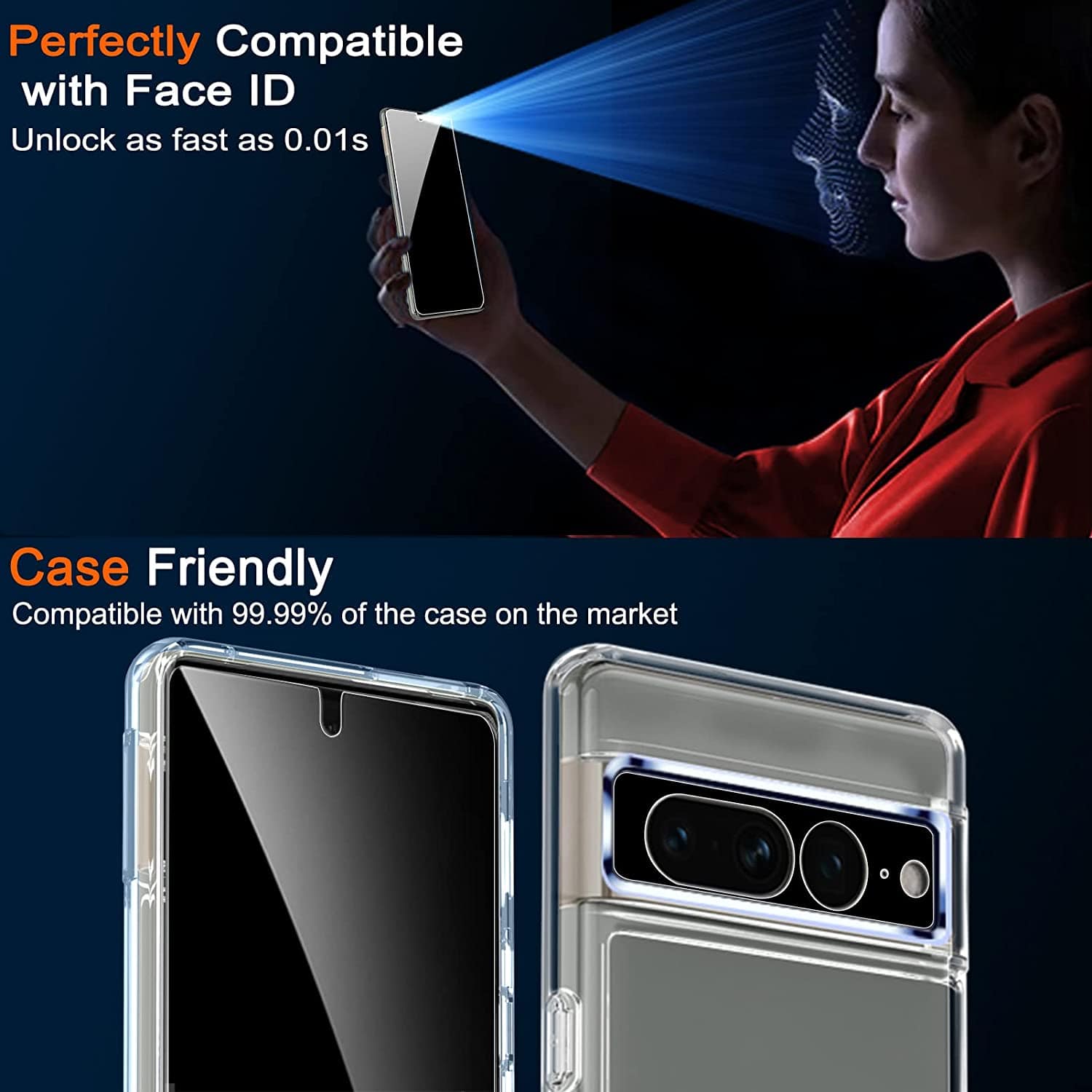Pixel 7 Pro Privacy Screen Protector | 28 Degree Glass