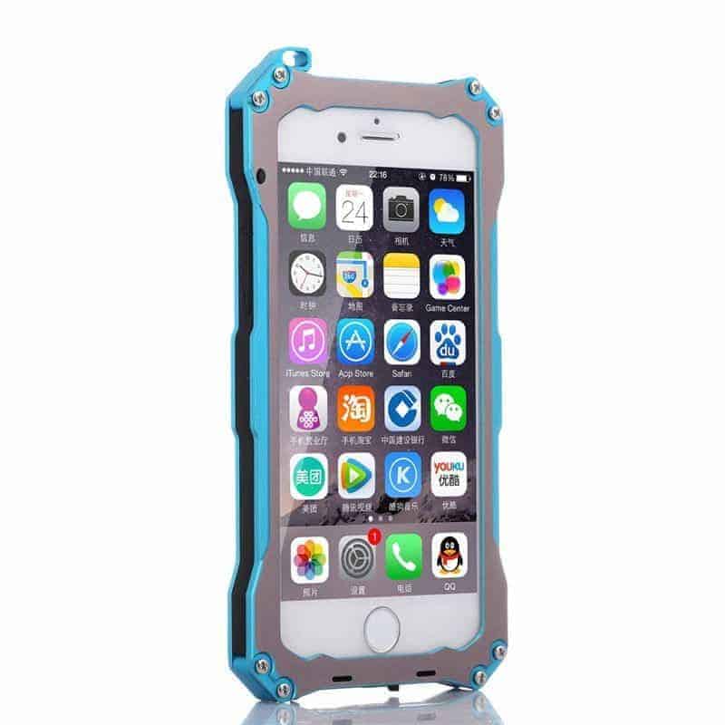 Gorilla Cases - Gorilla Glass iPhone 8 Extreme Case (Blue) - Gorilla Cases