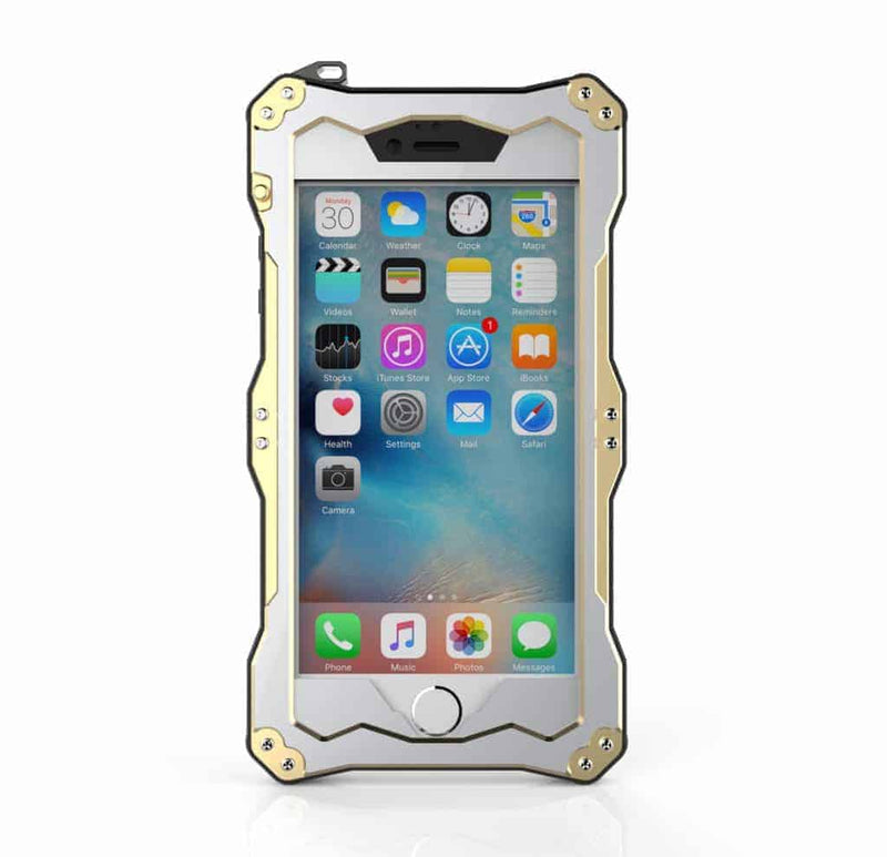 Gorilla Cases - Gorilla Glass iPhone 8 Extreme Case (Gold) - Gorilla Cases
