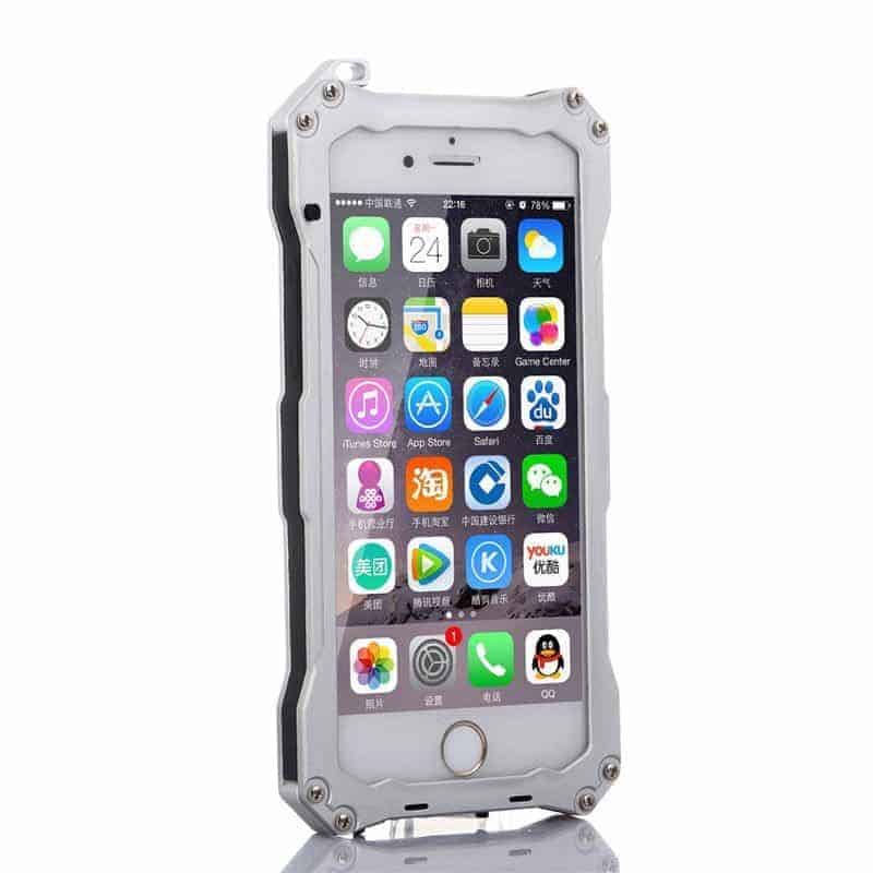 Gorilla Cases - Gorilla Glass iPhone 8 Extreme Case (Silver) - Gorilla Cases
