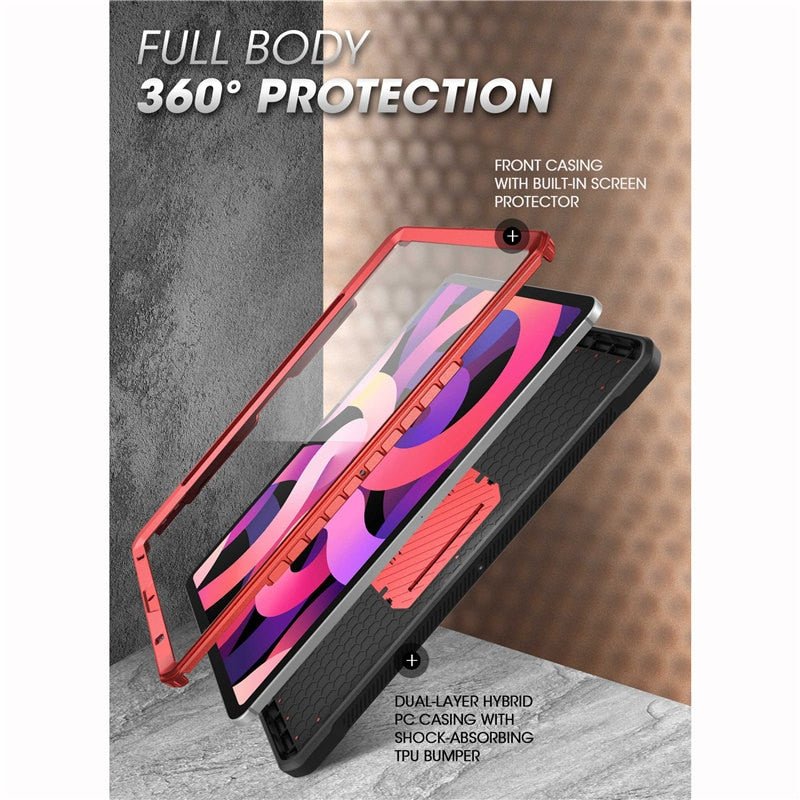 iPad Air 4 Case | 10.9" Full-body Rugged Cover Case WITH Built-in Screen Protector - Gorilla Cases