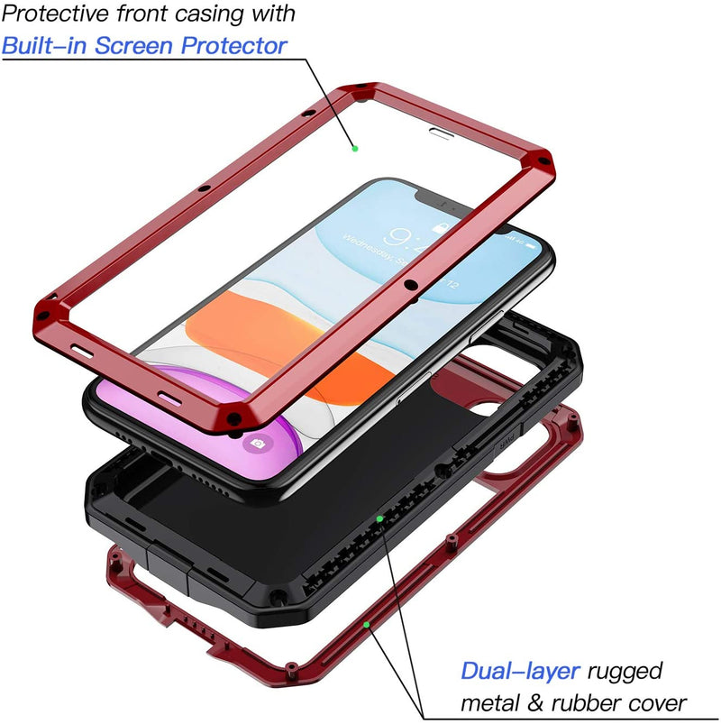 iPhone 11 Aluminum Metal Case | Heavy Duty Shockproof iPhone 11 Case. - GorillaCaseStore