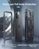 iPhone 11 Pro - Max Case Rugged Shockproof Protective Case Proof Protection Black