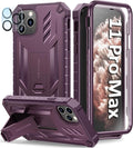 iPhone 11 Pro - Max Case Rugged Shockproof Protective Case Proof Protection Black