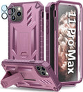 iPhone 11 Pro - Max Case Rugged Shockproof Protective Case Proof Protection Black