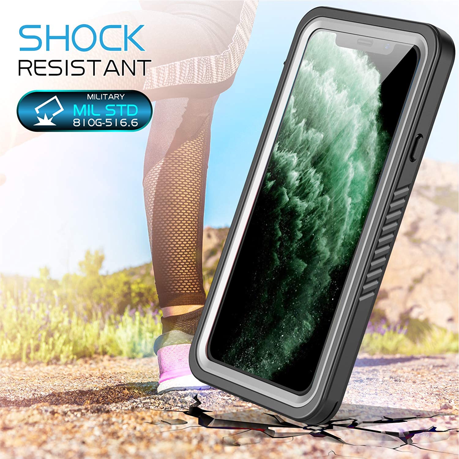 iPhone 11 Waterproof Case iPhone 11 Waterproof Case With Screen prot