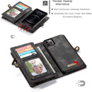 iPhone 12 Pro Max Leather Wallet Detachable Magnetic Card Case