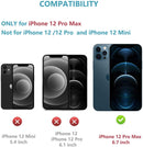 iPhone 12 Pro Max Leather Wallet Detachable Magnetic Card Case