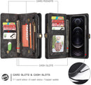 iPhone 12 Pro Max Leather Wallet Detachable Magnetic Card Case