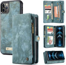iPhone 12 Pro Max Leather Wallet Detachable Magnetic Card Case