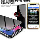 iPhone 14 Pro Max Double Sided Metal Tempered Glass Case
