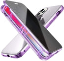 iPhone 14 Pro Max Double Sided Metal Tempered Glass Case