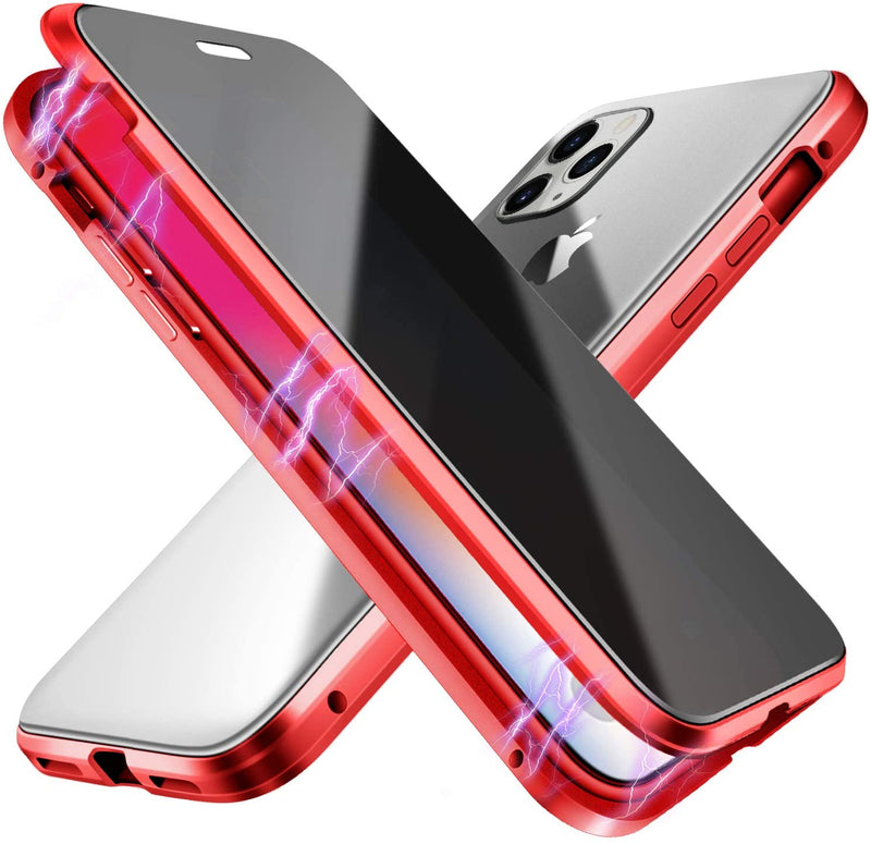 iPhone 14 Pro Max Double Sided Metal Tempered Glass Case