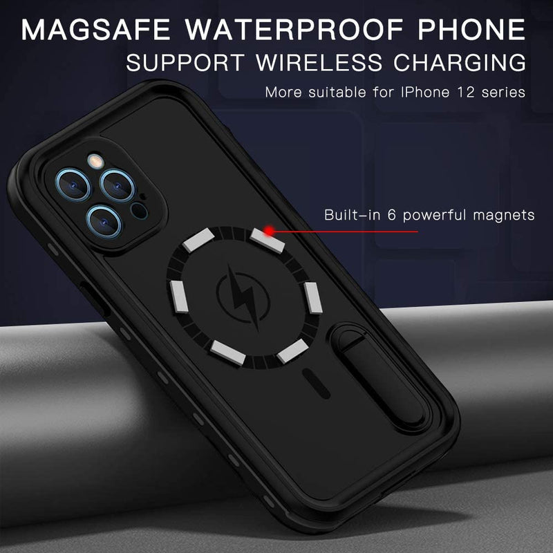 iPhone 12 Pro Max Magsafe Waterproof Case with Built in Screen Protector - GorillaCaseStore