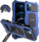 iPhone 12 Pro Max Metal Camera Lens Cover Kickstand Case