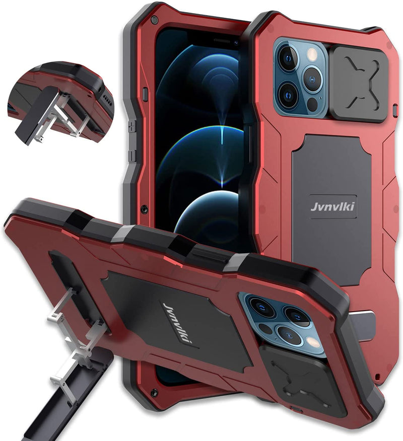 iPhone 12 Pro Max Metal Camera Lens Cover Kickstand Case - Gorilla Cases