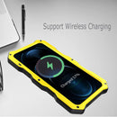 iPhone 12 Pro Max Metal Camera Lens Cover Kickstand Case