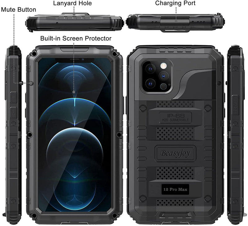 iPhone 12 Pro Max Metal Waterproof Case - Gorilla Cases