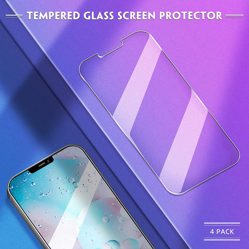 iPhone 12 Pro Max Screen Protector | Tempered Glass iPhone 12 Pro Max (4 Pack) - GorillaCaseStore