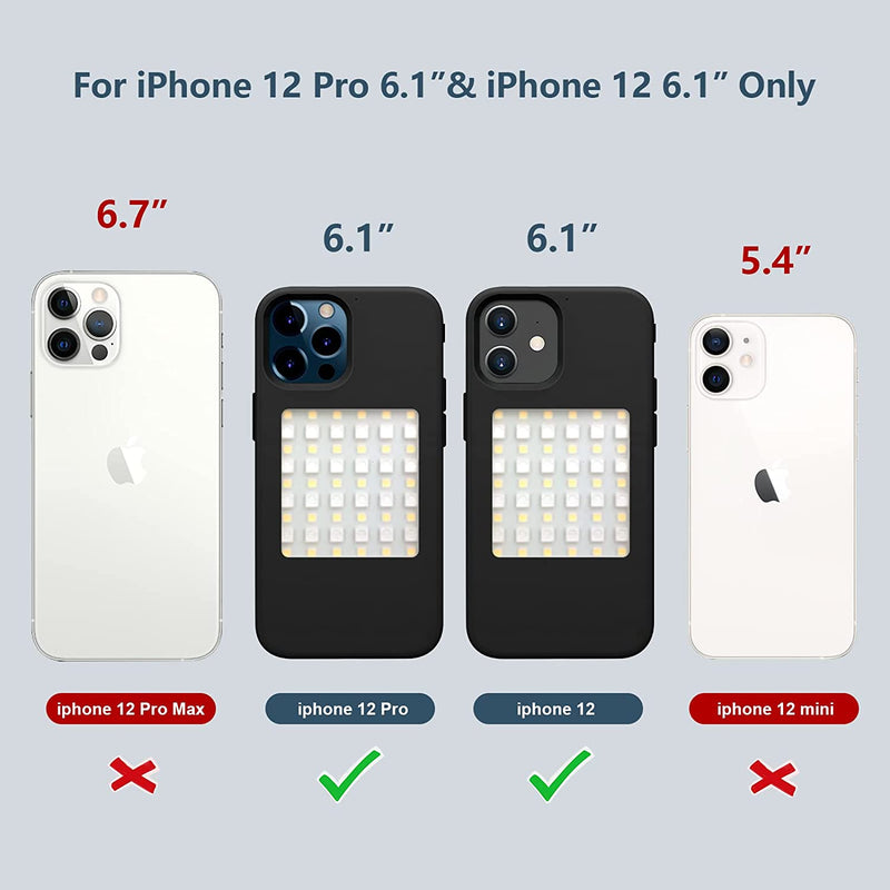 iPhone 12 Video Light Adjustable Selfie Case - Gorilla Cases