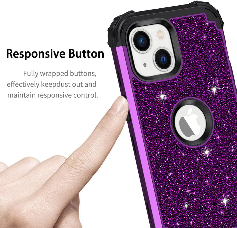 iPhone 13 Case Glitter Sparkly Bling Shockproof Heavy Duty Case - Gorilla Cases