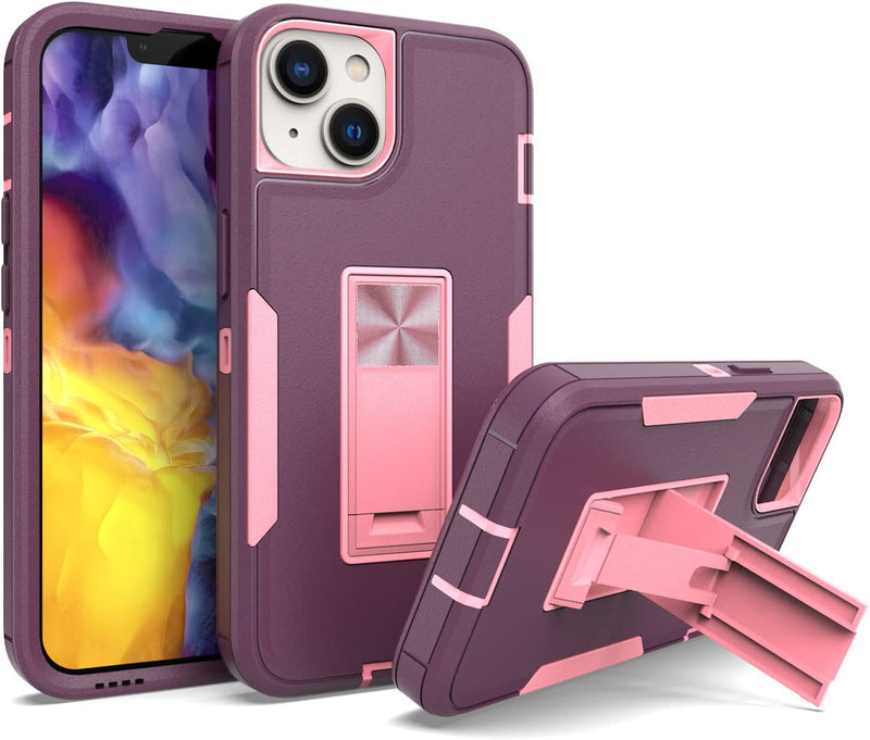 iPhone 13 Case iPhone 14 Case Kickstand Case, Purple - Gorilla Cases