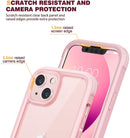 iPhone 13 Full Body Rugged Case with Built - in Touch Sensitive Anti - Scratch Screen Protector