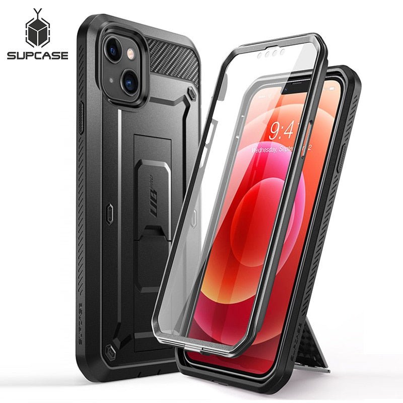 iPhone 13 Full-Body Rugged Holster Kickstand Case - Gorilla Cases