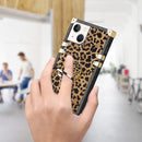 iPhone 13 Leopard Kickstand Ring Case for Women