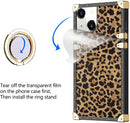 iPhone 13 Leopard Kickstand Ring Case for Women