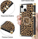 iPhone 13 Leopard Kickstand Ring Case for Women