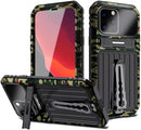 iPhone 13 Metal Kickstand Holster Case | Heavy Duty iPhone 13 Aluminum Case